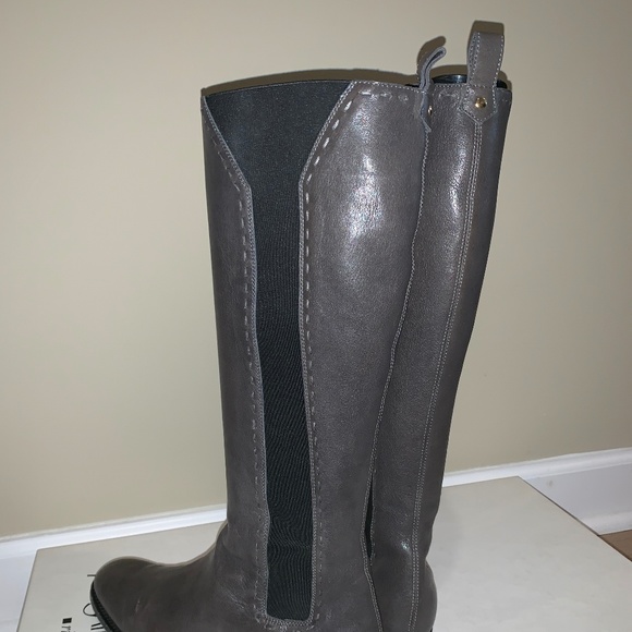 Saint Laurent Charcoal Yves Hyde 15 Ranch Boots/Bo - Picture 6 of 7